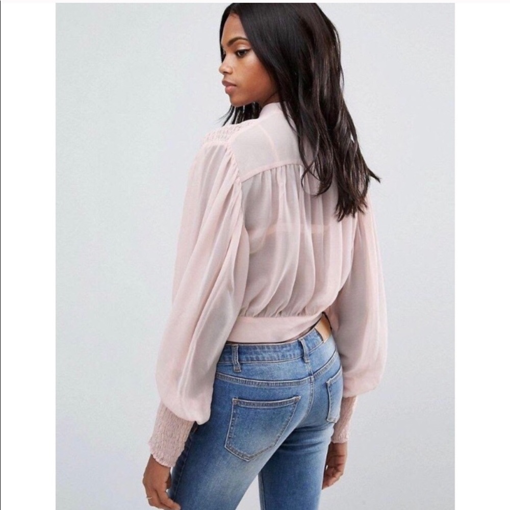 ASOS sheer blouse - Picture 2 of 3